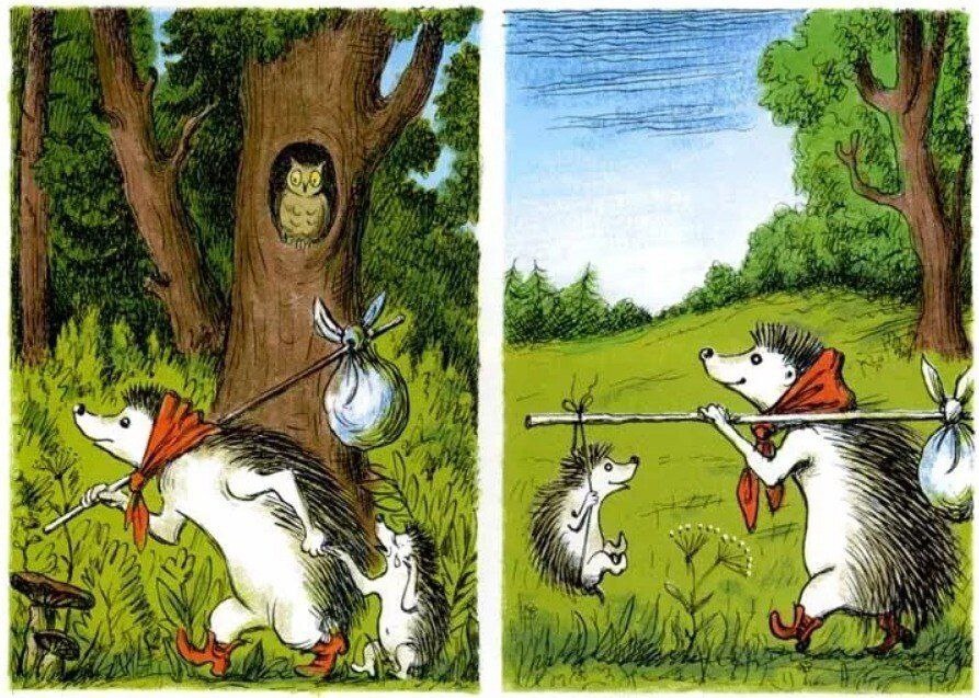 Иллюстрация Николая Радлова из книги «Рассказы в картинках»