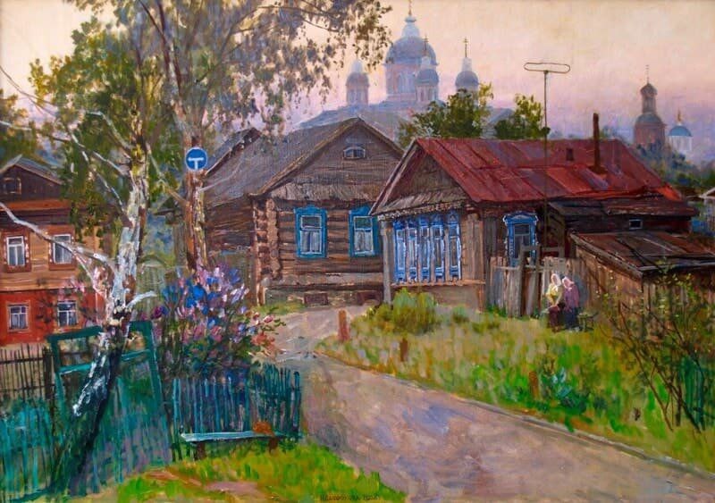 Инесса Сафронова. Вечер в деревне