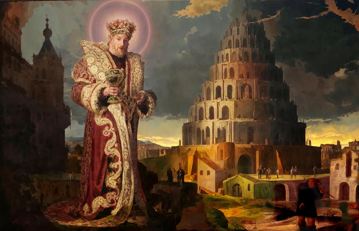 Богумир в Вавилоне. Рис. А. Асова.