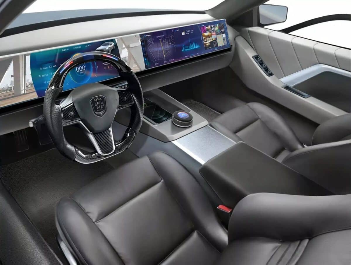   Салон электромобиля DeLorean DMC-EV / © Lynx Motors
