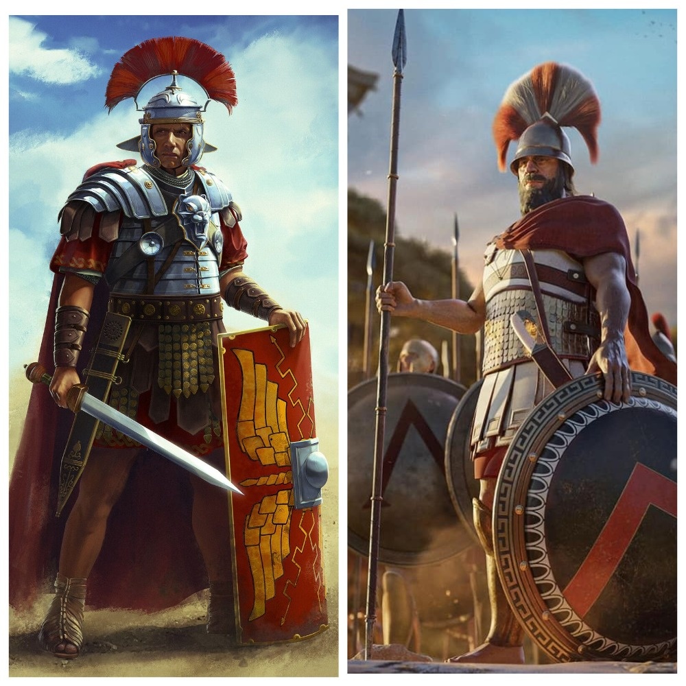 Легионер и гоплит