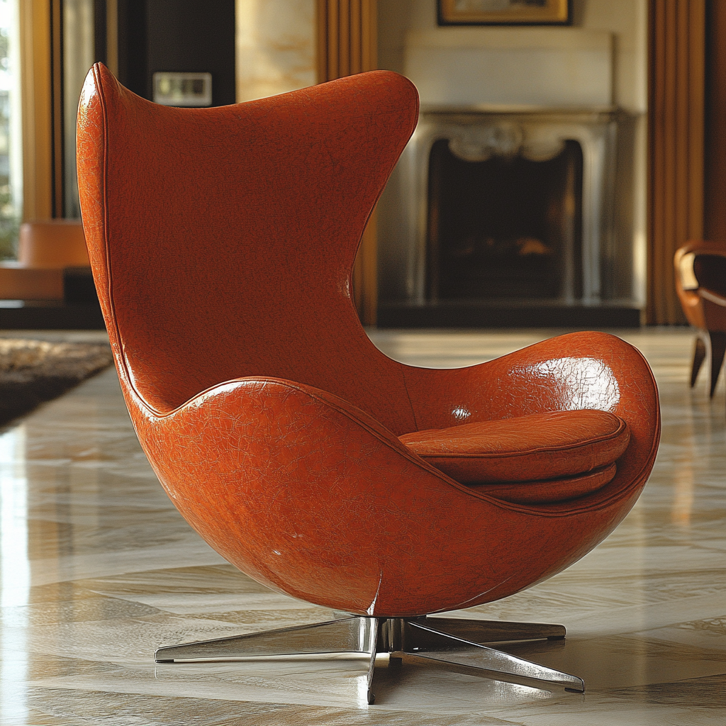 Кресло Egg, созданное Арне Якобсеном в 1958 году, стало одной из самых узнаваемых икон мебельного дизайна.