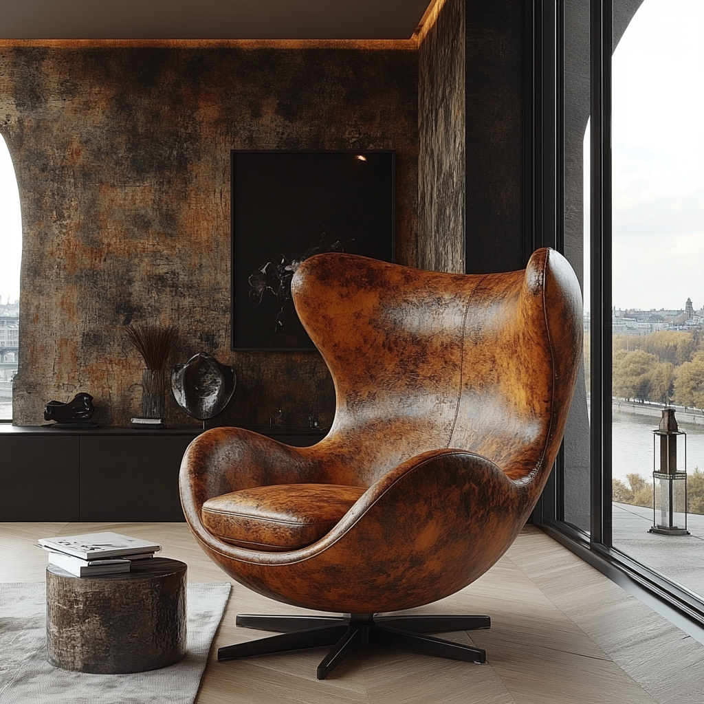 Кресло Egg, созданное Арне Якобсеном в 1958 году, стало одной из самых узнаваемых икон мебельного дизайна.-3