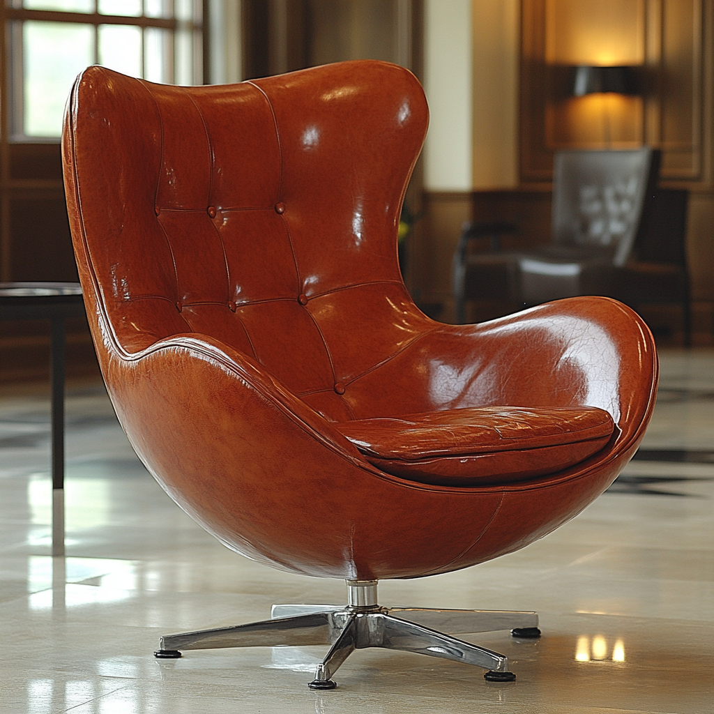 Кресло Egg, созданное Арне Якобсеном в 1958 году, стало одной из самых узнаваемых икон мебельного дизайна.-4