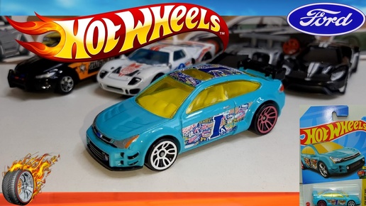 Custom Hot Wheels 08 Ford Focus HW ART CARS 8/10