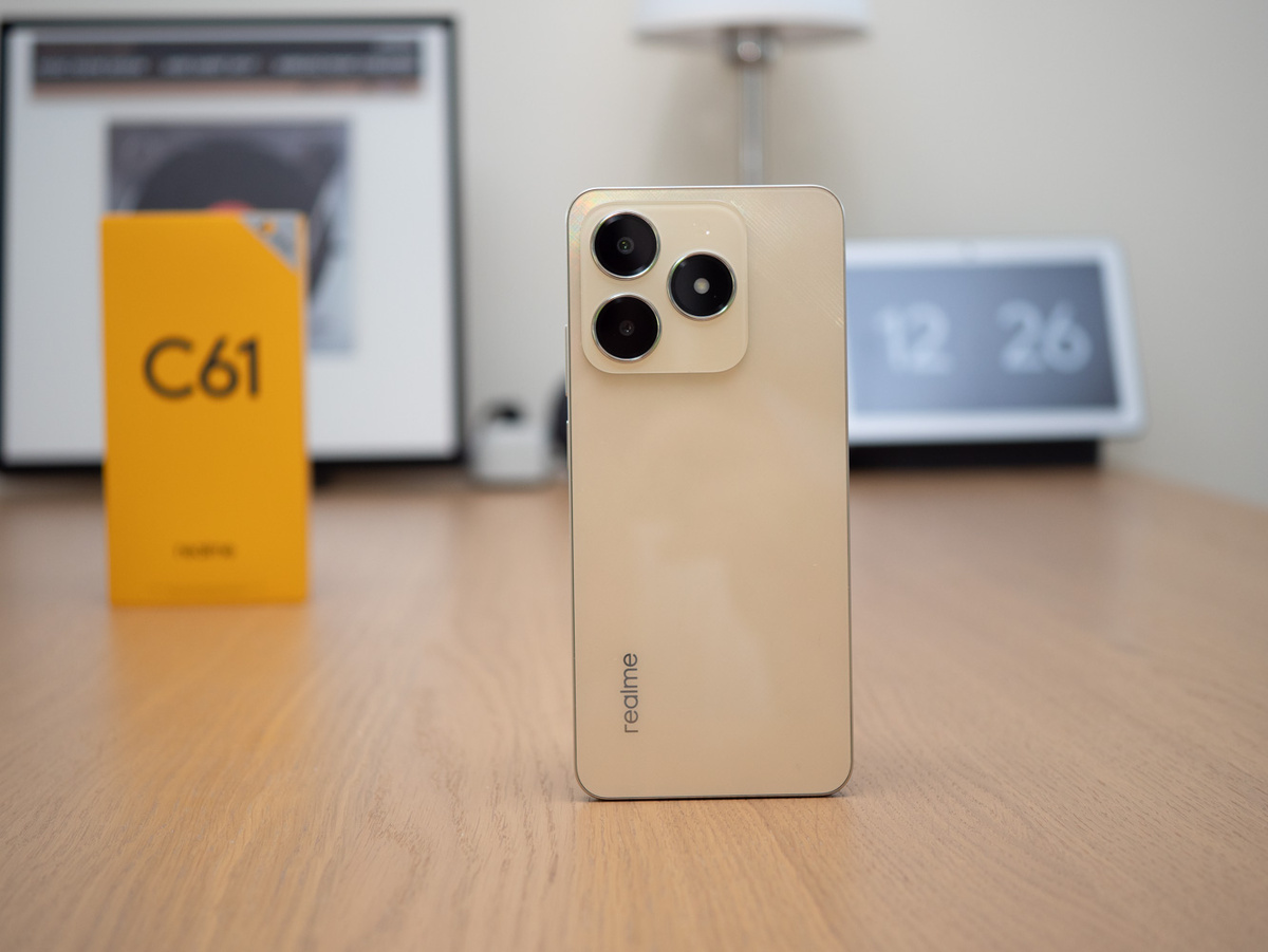 Дизайн смартфона Realme C61