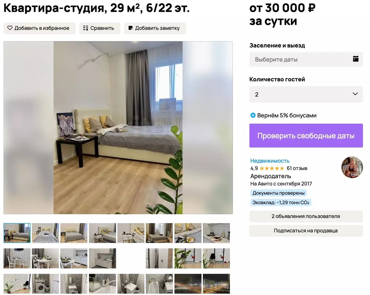     Источник: Скриншот с сайта «Авито»