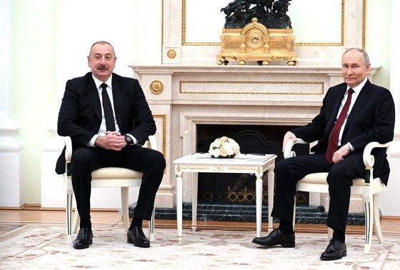    Владимир Путин и Ильхам Алиев
