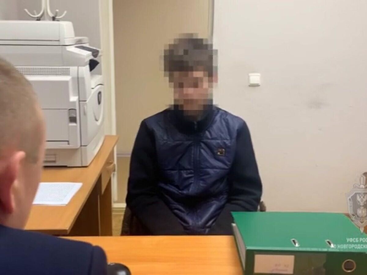    Задержанный в Новгородской области о том, как собирался воевать на стороне Украины© УФСБ по Новгородской области