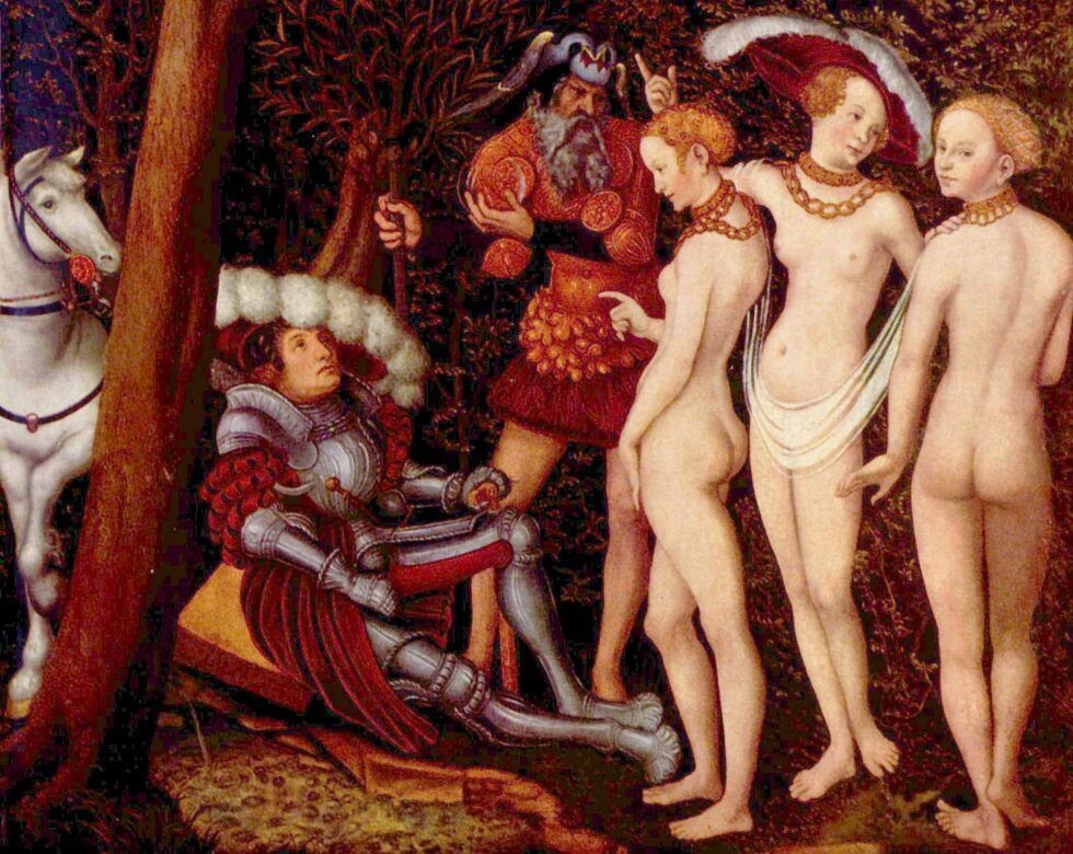 Фрагмент картины Лукаса Кранаха Старшего, ок. 1528