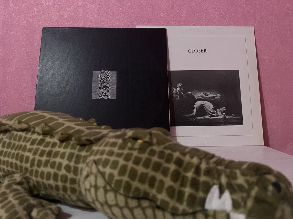 Альбом "Unknown Pleasures" и "Closer" группы "Joy Division" из  моей коллекции.