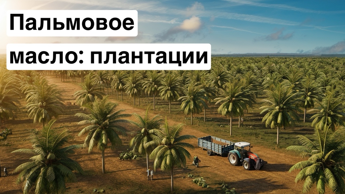 Плантации для производства пальмового масла