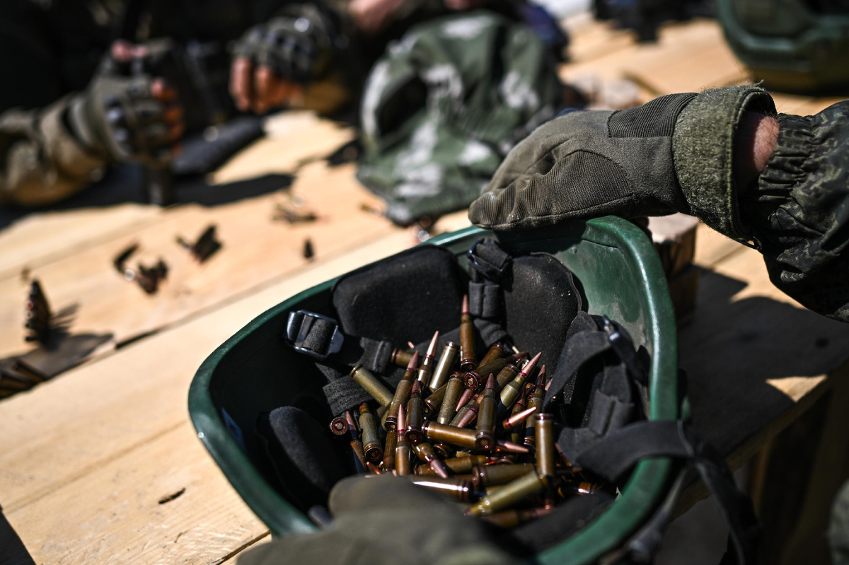 Боевая подготовка штурмовых подразделений ВС РФ в зоне СВО © Sputnik/Сергей Бобылев