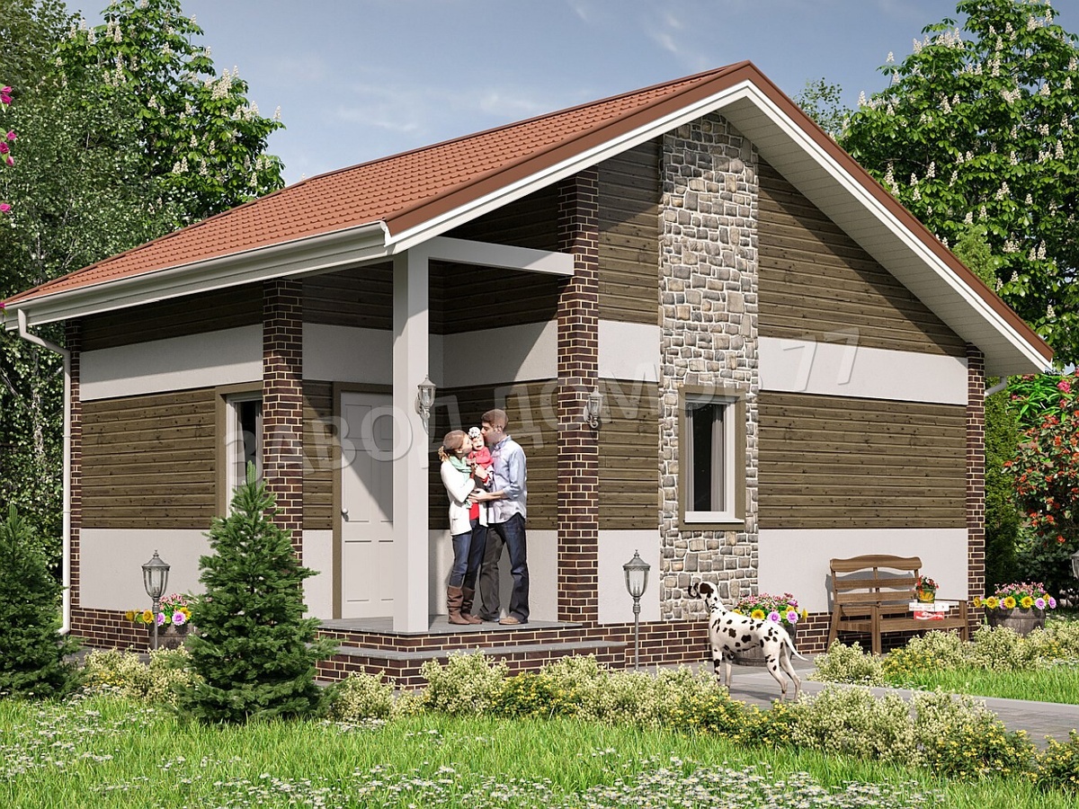 Баня по проекту "Ивушка"