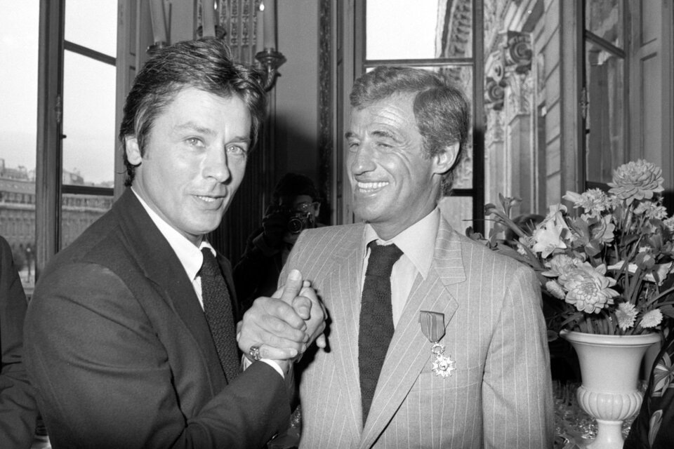    Ален Делон и Жан-Поль Бельмондо