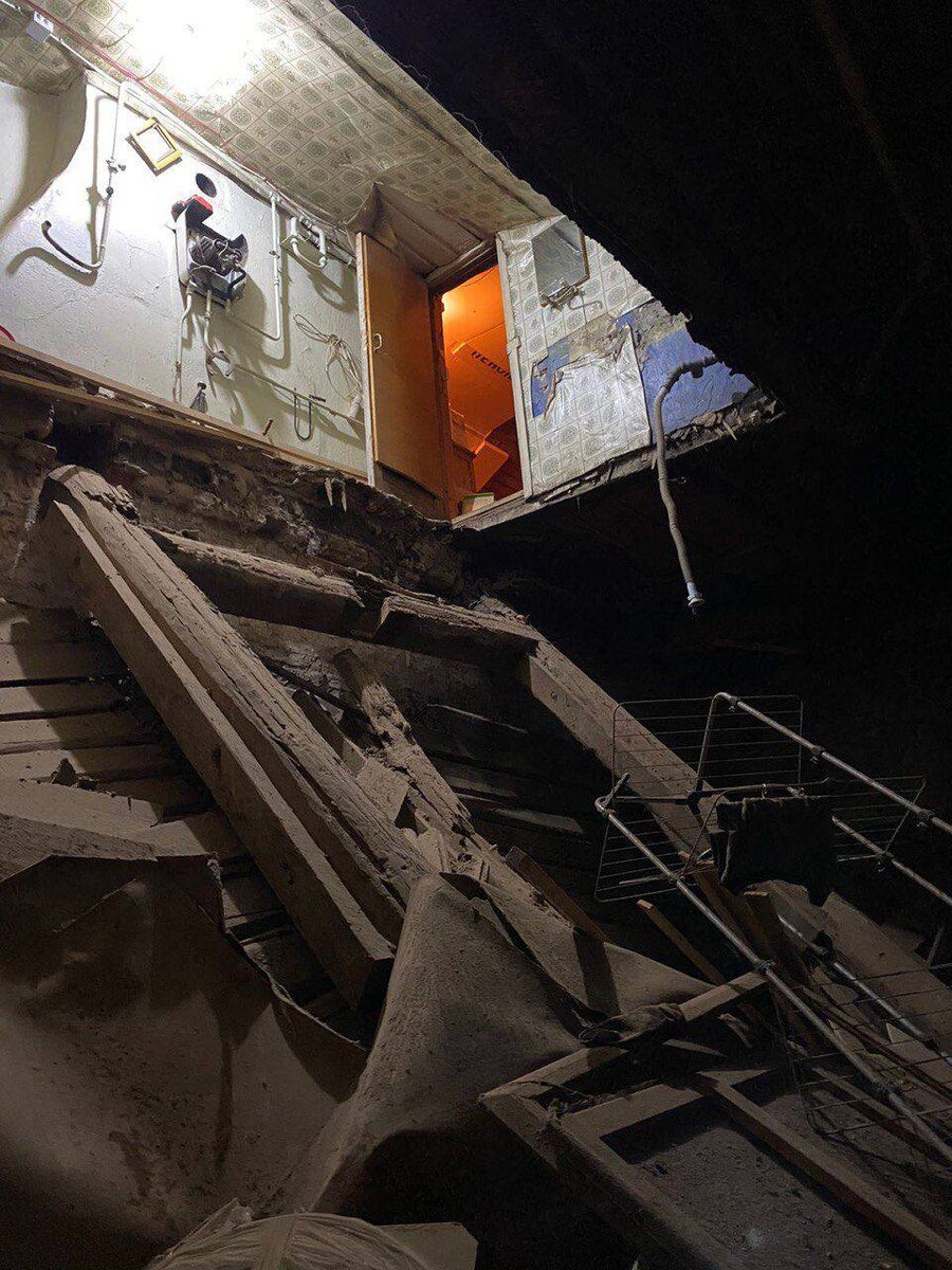 Последствия обрушения в доме на Гороховой, дом 46. Фото: пресс-служба прокуратуры Петербурга