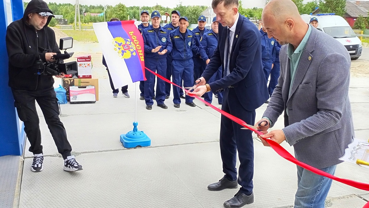    Спасатели на месте! В Русскинской состоялось торжественное открытие новой пожарной части