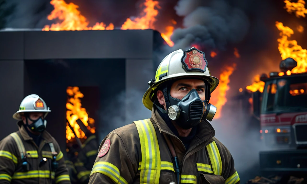 Пожар был повышенной сложности.