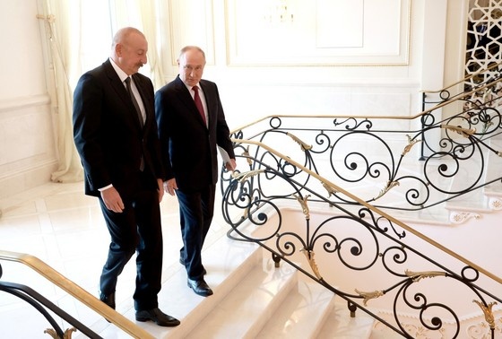    Ильхам Алиев и Владимир Путин