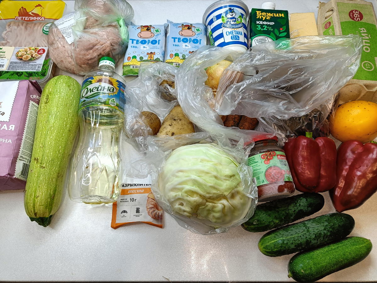 Закупка продуктов была произведена в сетевом магазине Московской области, г. Кашира 17.08.2024 г.