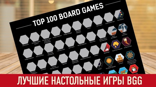 ТОП-100 НАСТОЛЬНЫХ ИГР BGG, В КОТОРЫЕ Я ИГРАЛ | КОНКУРС