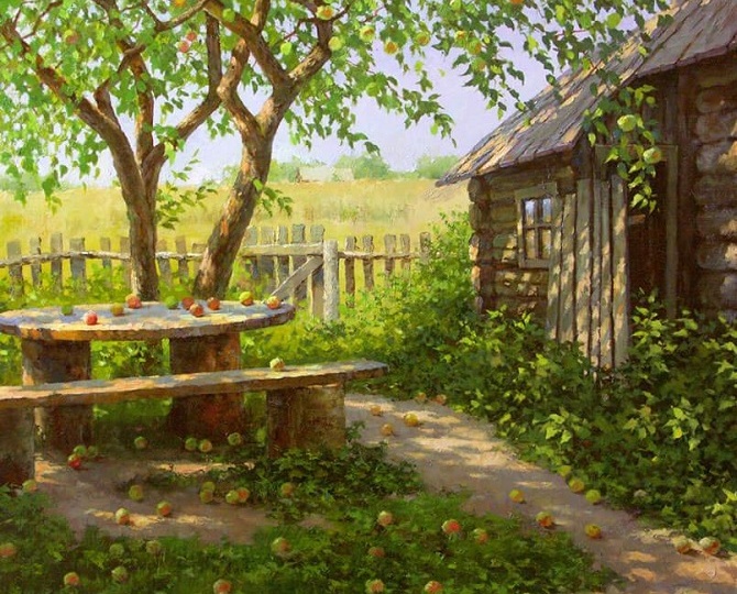 «Яблоко спелое, красное, сладкое». Картина дня