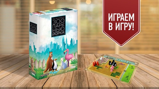 ЗООПАРК НЬЮ ЙОРКА | Играем в настольную игру! | Розовый фламинго, пингвин, слон, сурикат!