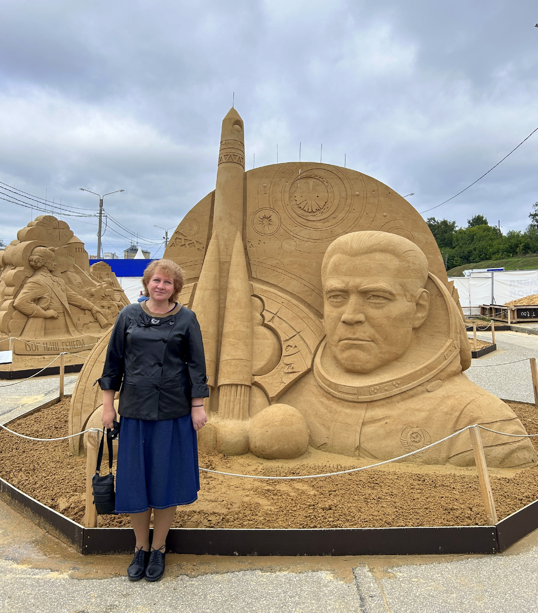 На выставке песчаной фигуры в Чебоксарах