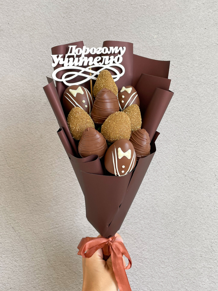 Лёгкий букет из клубники