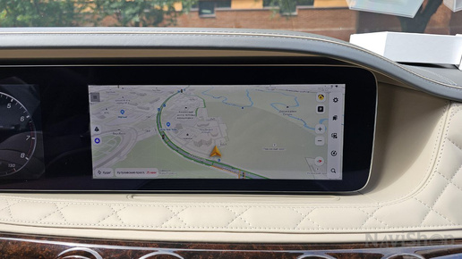 Обзор NaviPilot CarPlay BOX в Mercedes S-Class в Dzen