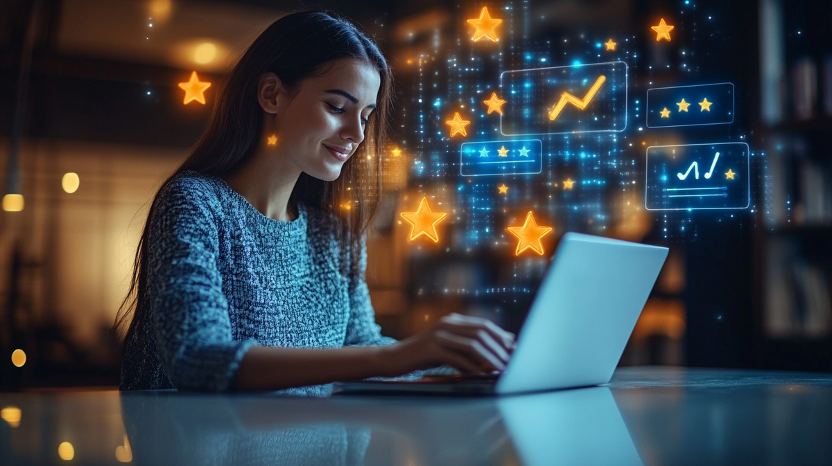 Изображение иллюстрирует использование ChatGPT для управления отзывами