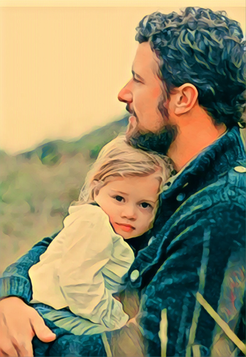 Дочка с папой