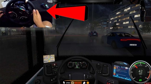 Я за рулем автобуса в игре | Bus Driving Sim 22 | Moza R5