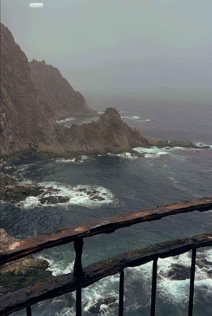 Вид со смотровой площадки некогда японского маяка Анива