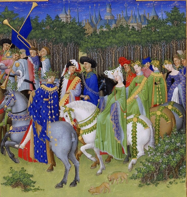 Великолепный часослов герцога Беррийского. Май