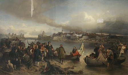 1704, 20 августа (9 августа по старому стилю): Русские войска под командованием Петра I овладели в Эстляндии крепостью Нарва. 