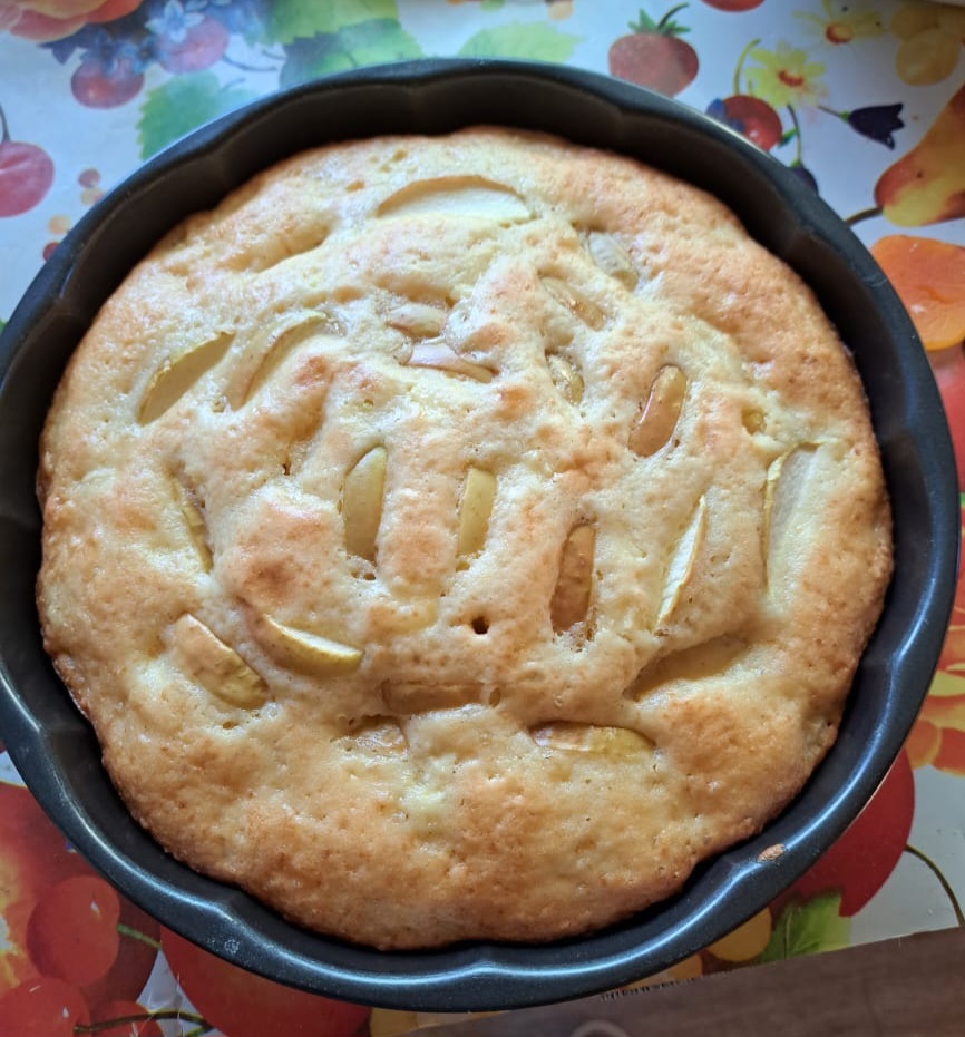 Пирог с яблочками.