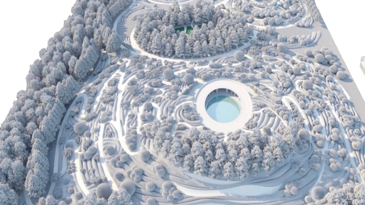 Макет парка