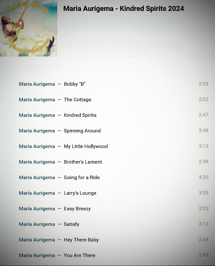 Трек-лист альбома.