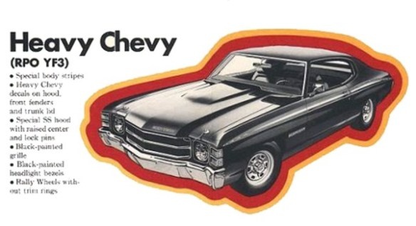 Уведомление дилера Heavy Chevy 1971 года