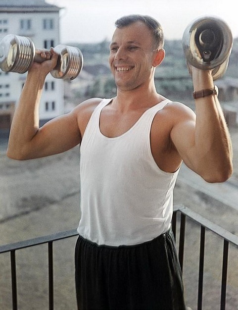 Гагарин всегда держал себя в хорошей форме