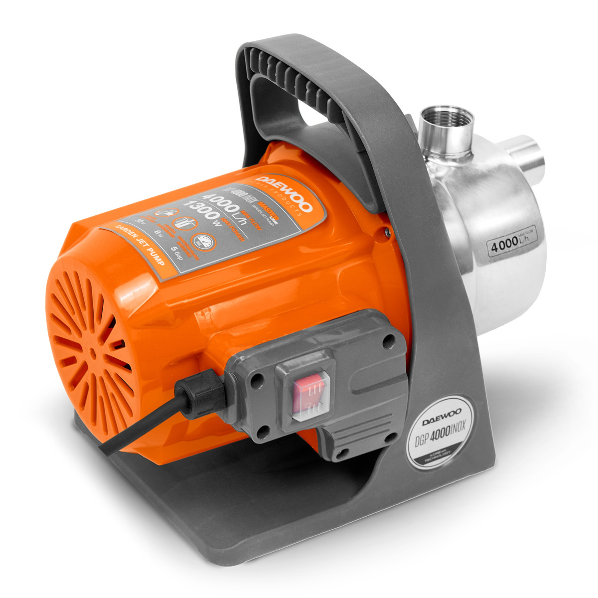 Садовый насос DAEWOO DGP 4000 INOX - это высокая надежность и простое управление