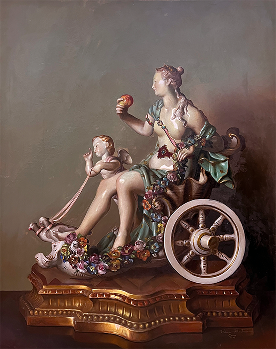 Натюрморт со статуэткой, 1945