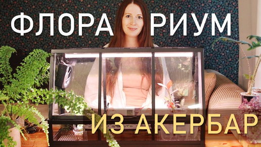 Флорариум из акербар. Переделка Икеа