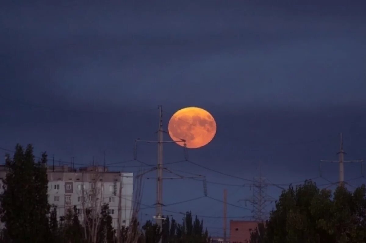    Голубая луна, совсем не голубая