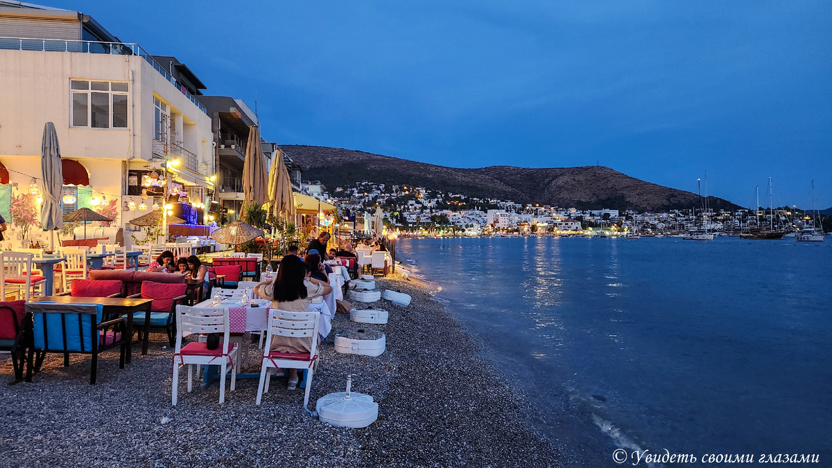 Кумбахче - пляж в центре Бодрума