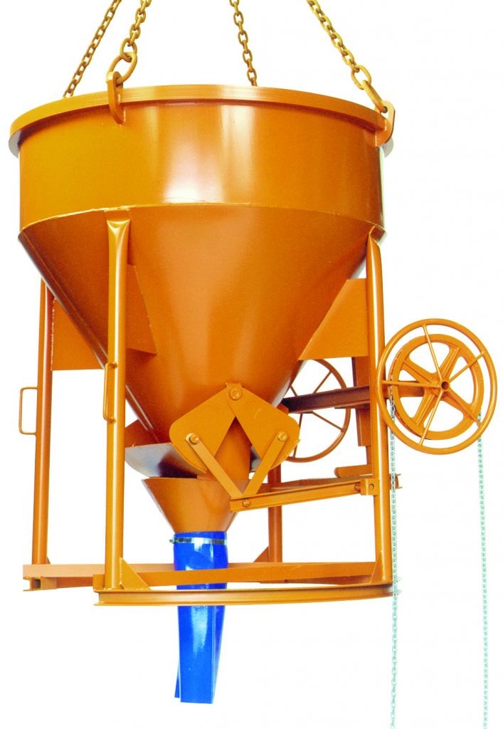 Колокольчик для подачи бетона в конструкцию