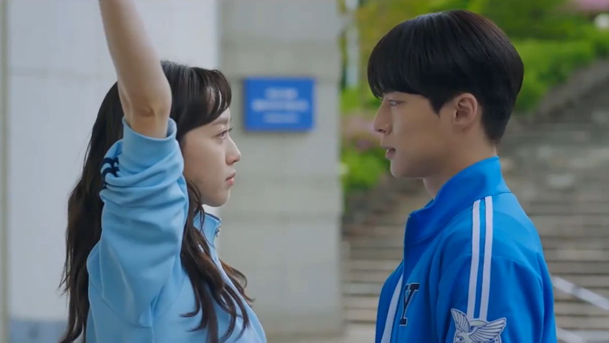 Хан Джи Хён и Пэ Ин Хёк в дораме  "Взбодрись"