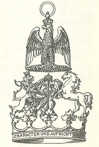 Знак ордена Вестфальской короны