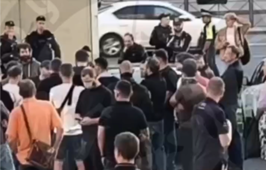 Кадры с места инцидента. Фото: "Русская Община". 